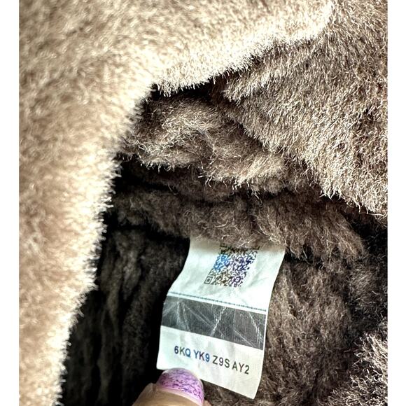 NWOB UGG RARE Chillapeak Brown Suede Fur Ankle Chunky Platform Boots Size 8 - Picture 11 of 12